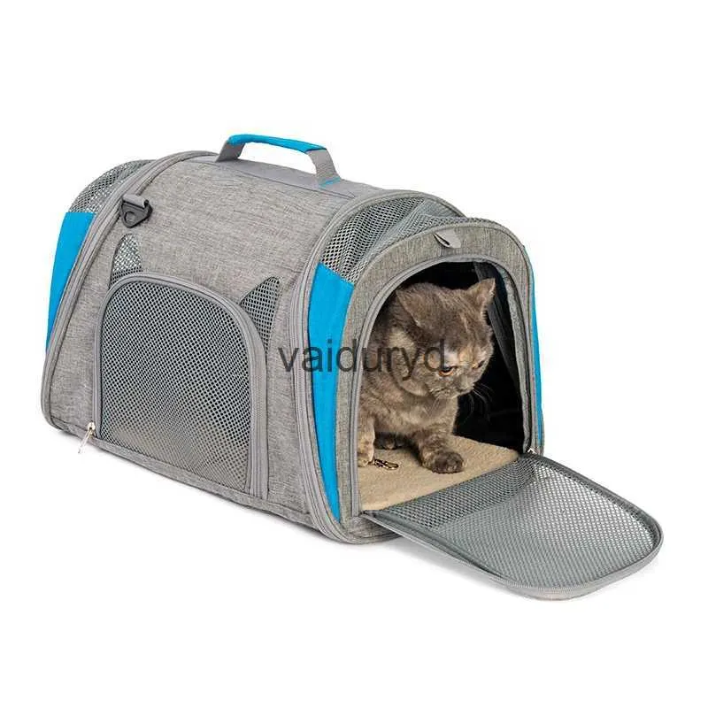 Sac de transport pour chat, caisses, maisons, sac de transport doux et portable pour chien, maille respirante, sac à dos à bandoulière simple, pour chiot, chaton, messager pliable, transportvaiduryd