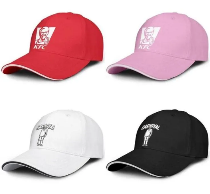 Unisex kfc logo mode baseball smörgås hatt tom söt lastbil förare cap överste Sanders stekt kyckling karneval kentucky1950437137857721