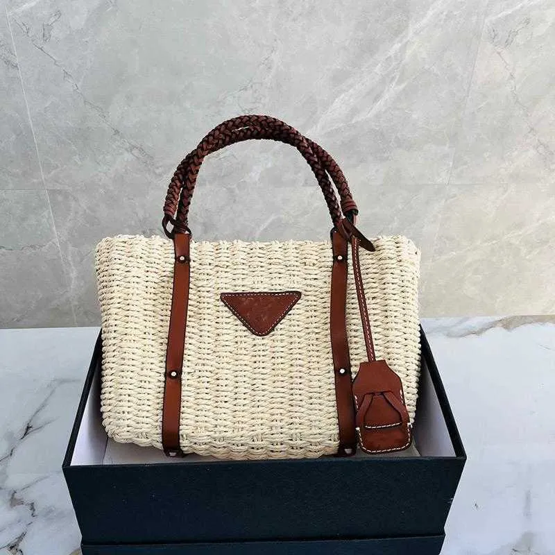 Sunlight Straw Bag Handbags Out Shoulder Purse Bucket Packs Large