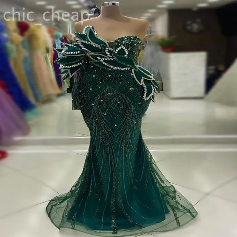 Dark Green Mermaid Prom Dress with Sequined Fabric and Crystal Beaded  Embellishment, Jewel Neckline, Sweep Train, Sleeveless, Zipper Back from  Dhgate Prom Dresses - price 331.66