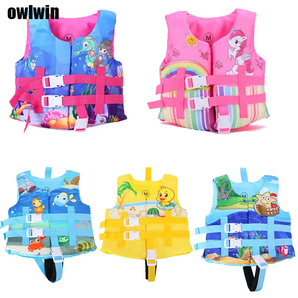 Gilet de sauvetage pour enfants, veste flottante pour filles et garçons, maillot de bain, protection solaire, puissance flottante, accessoires de piscine pour la navigation de plaisance à la dérive 240111