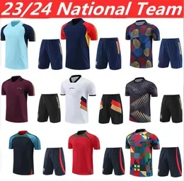 Sportswear Germany World Cup 2023/2024 Spain Portugal Men's Training Short Sleeve Soccer Jersey