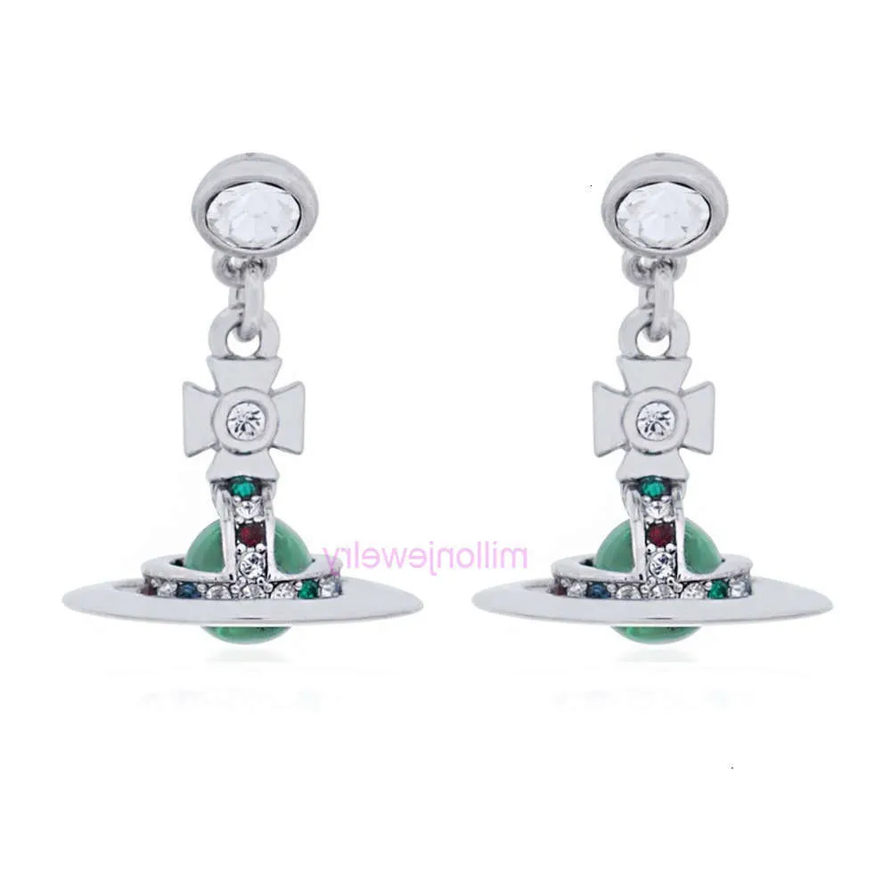 Boucles d'oreilles à Vivianely Westwoodly 3d Pearl Saturn Edition Edition