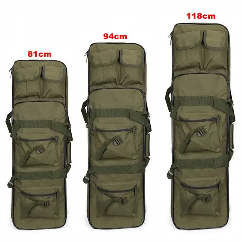 Borsa per pistola tattica per sport all'aria aperta militare Custodia in pelle per attrezzatura da caccia in nylon 81 cm 94 cm 118 cm 240111