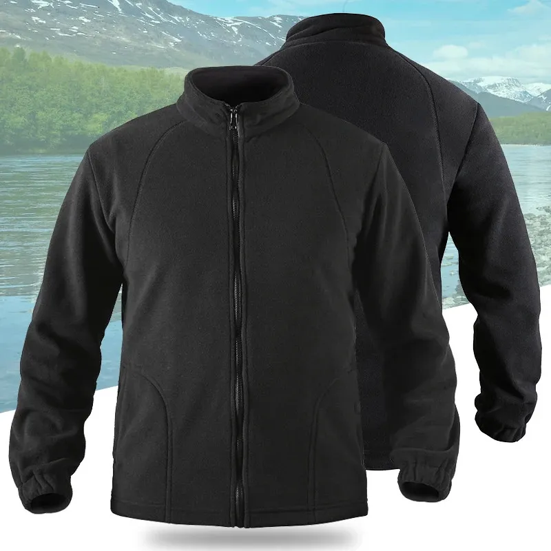 S-3XLTactical polaire randonnée veste hommes cyclisme pêche veste automne hiver épaissir chaud coupe-vent Bayer Sport manteau 240112