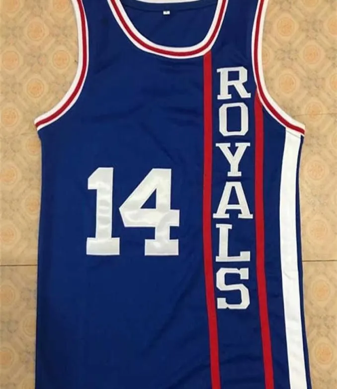 Xflsp 14 Oscar ROBERTSON Cincinatti Royals Maglie da basket vintage ritorno al passatoRetro Men039s Ricami e punti personalizzati3506196