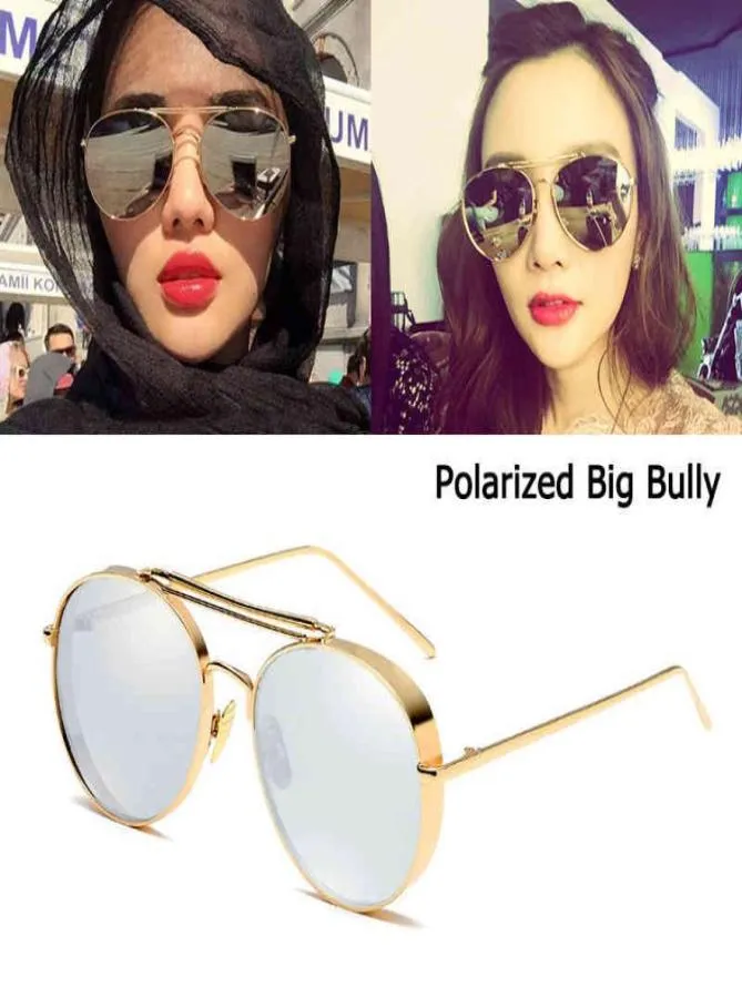 2021 Fashion Big Bully Style Aviation Metal Sunglasses For WomenThick Side Brand Design Sun Glasses Oculos De Sol Unisex 16495284714