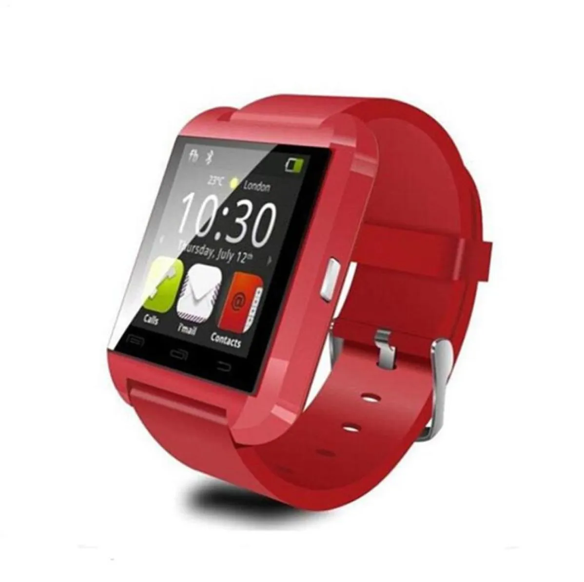 Original U8 Smart Watch Bluetooth Electronic Smart Wristwatch stöder telefonsamtal Passometer Smart Wristwatch för Apple iOS Wat5104687