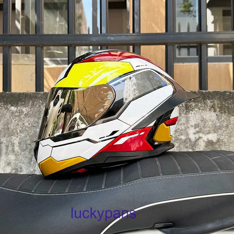 AGV3C AGV Nowy certyfikat Krajowy motocykl standardowy kask męski i kobiety pełne hełmy zimowe Bluetooth Four Seasons Big Tail Wing 9rje