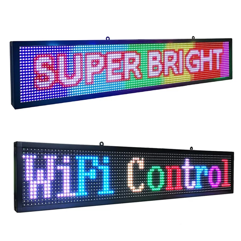 Insegna a LED programmabile P10 Display a LED per interni Luci pubblicitarie a colori COMPLETI Segnaletica digitale programmabile per vetrina aziendale