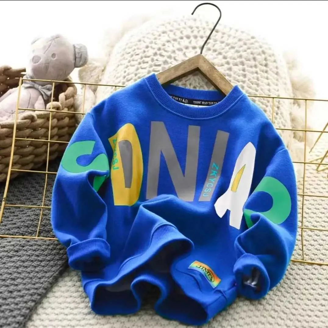 Trui Kinderkleding Japan Koreaanse Stijl Trui Tops 4-14Years Herfst Lente Baby Jongens Casual Lange Mouw Sweatshirts T-Shirt KidsL2401
