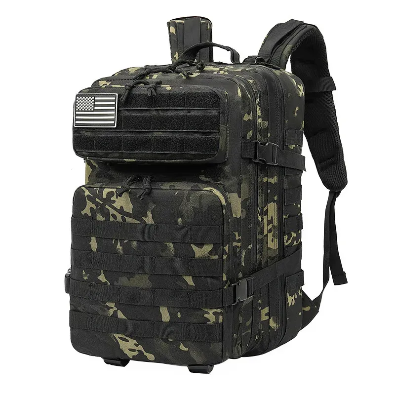 Mochila Táctica Para Hombre Grande 50L Militar Impermeable Deporte Al Aire  Libre