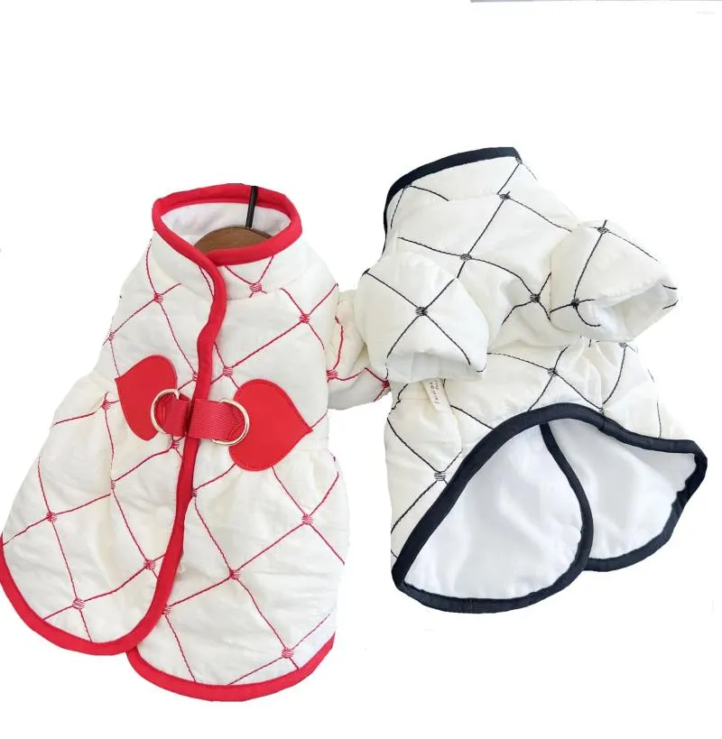 Abbigliamento per cani Cappotto invernale Giacca Imbracatura Gilet Cucciolo di gatto Yorkshire Terrier Barboncino Pomerania Bichon Schnauzer Abbigliamento per animali domestici