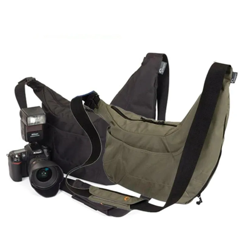 Bolsas Lowepro bolsa para cámara nuevo pasaporte Sling foto cámara Digital Slr llevar bolsa protectora Sling bolsa para cámara Dslr