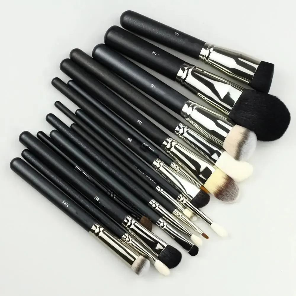 Pinceaux de maquillage série M, ensemble de pinceaux de maquillage pour fond de teint, fard à paupières, fard à paupières, pinceaux de maquillage pour les yeux, correcteur de taches, outil cosmétique professionnel