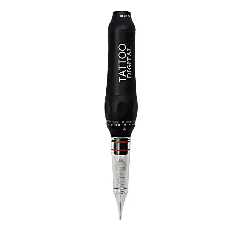 Derma Rotary Tattoo Digital Machine Pen for حاجب المكياج الدائم MTS Microblading DIY مع إبرة الوشم 240112