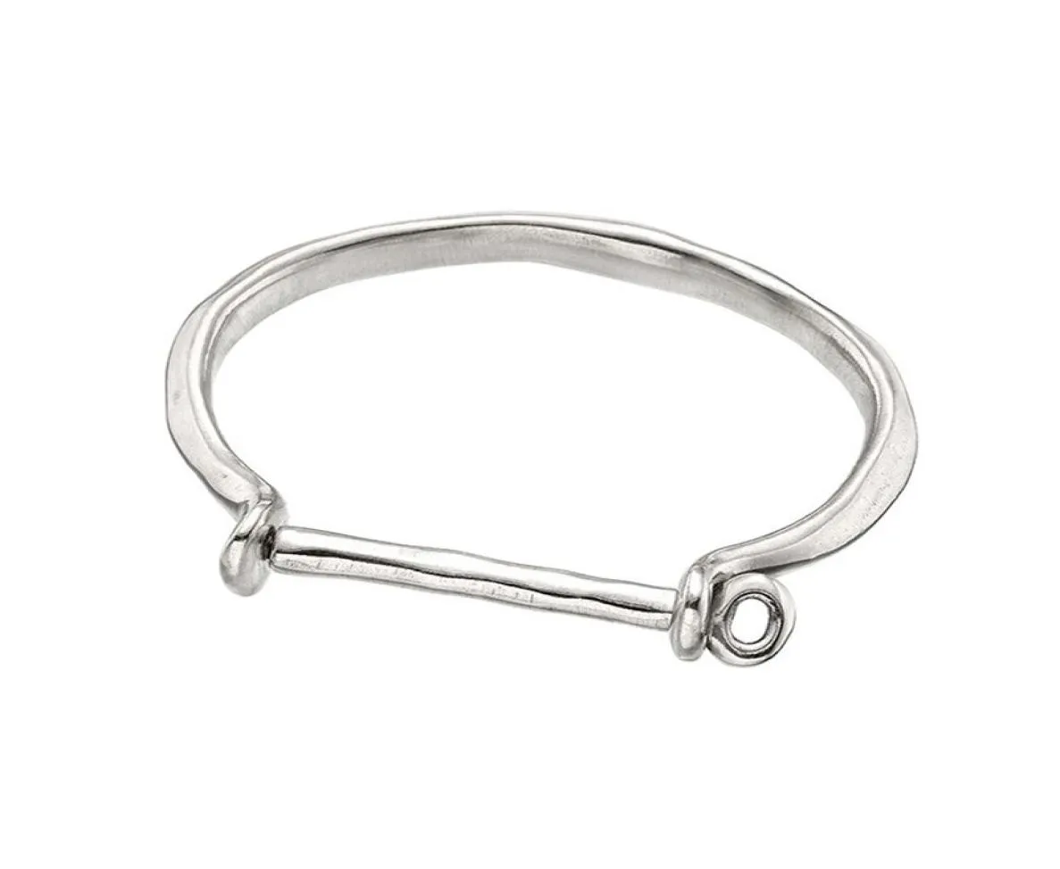 Nueva pulsera auténtica Pulseras de amistad con grilletes UNO DE 50 Joyería plateada Se adapta al regalo de estilo europeo Fow Mujeres Hombres PUL1245MTL0006952383