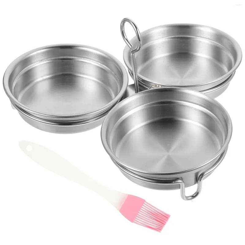 Double Boilers Non Stick Egg Poacher Stainless Steel Steamer Para Gelatinas Maker