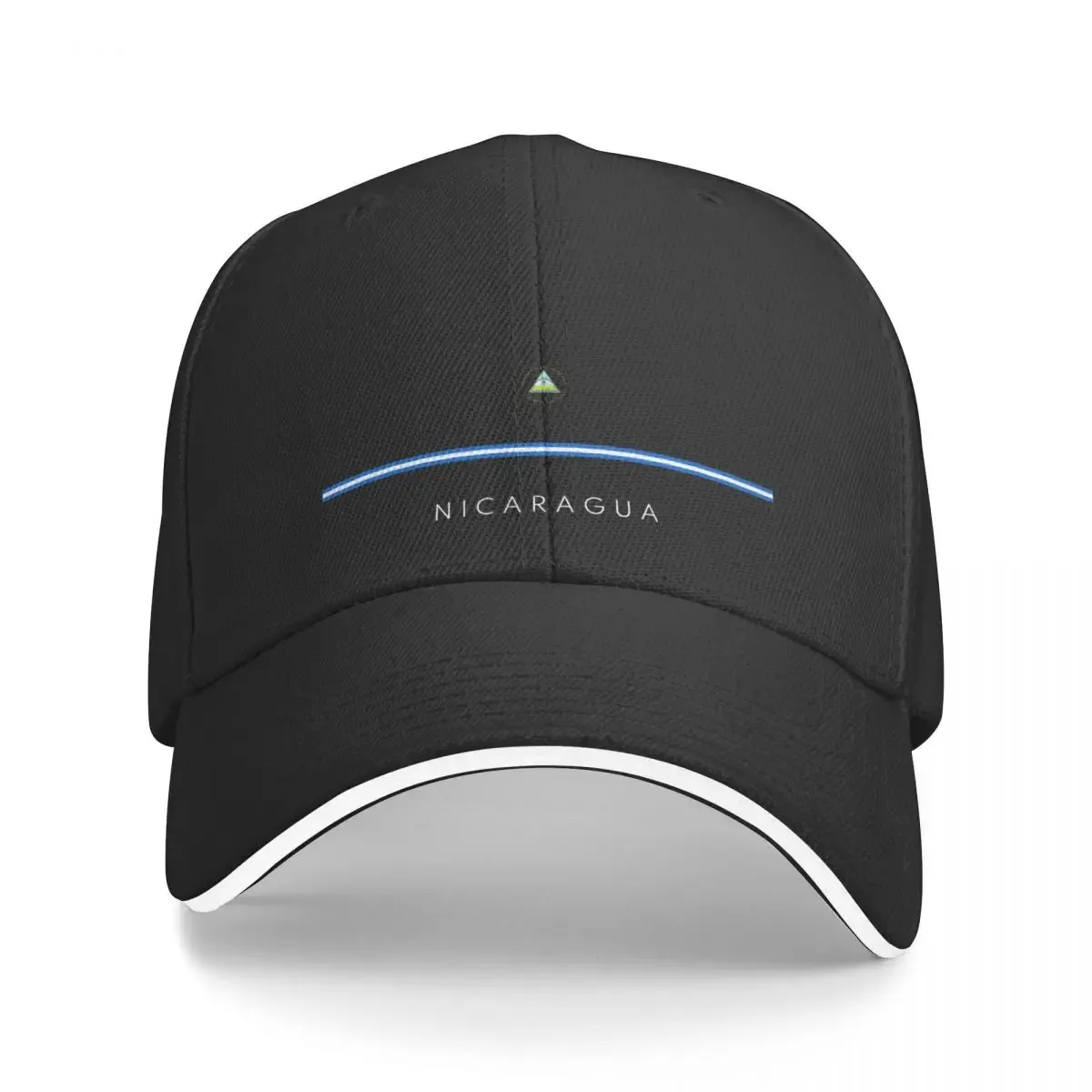 Nikaragua | Minimalistyczna Nikaraguińska Flag Baseball Designer Hat Men's 240111