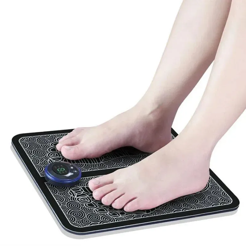 Electric EMS Intelligent Foot Massager Mat USB Rechargeable Massageador Pes Muscular Health Care Relaxation Relieve Ache Pain 240111