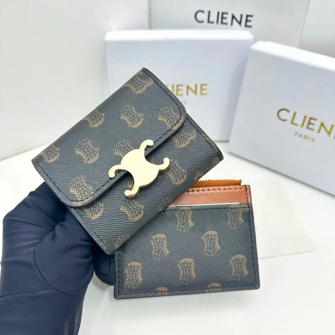 Dhgate Women Holder Ava Designer Wallet ID Carte Coin Bourse CowHide Cuir Fashion Key Pouchés Mens Holders Carte Zippy Poss à main Zippy Chaîne Portefeuille Merlet