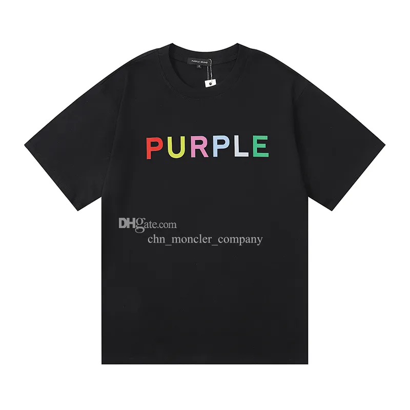 Summer Purple Shirt Purple Brand Shirt Designer T Shirt Mens Women Graphic Tee Outdoor Casual Tshirt Tour Tshirts Man Tops Size S--XL 6963