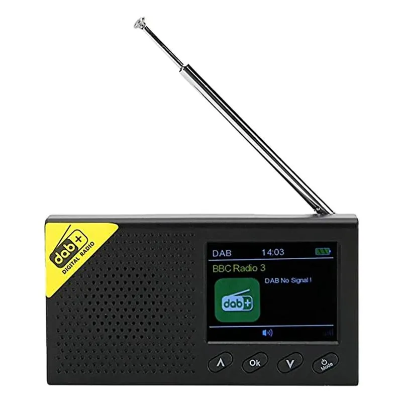 Radio DAB+ Digital Radio Player 2,4 -calowy Wyświetlacz LCD Home Portable Bluetooth 4.2 DAB/DAB+/FM Odbiornik CD Klasa stereo