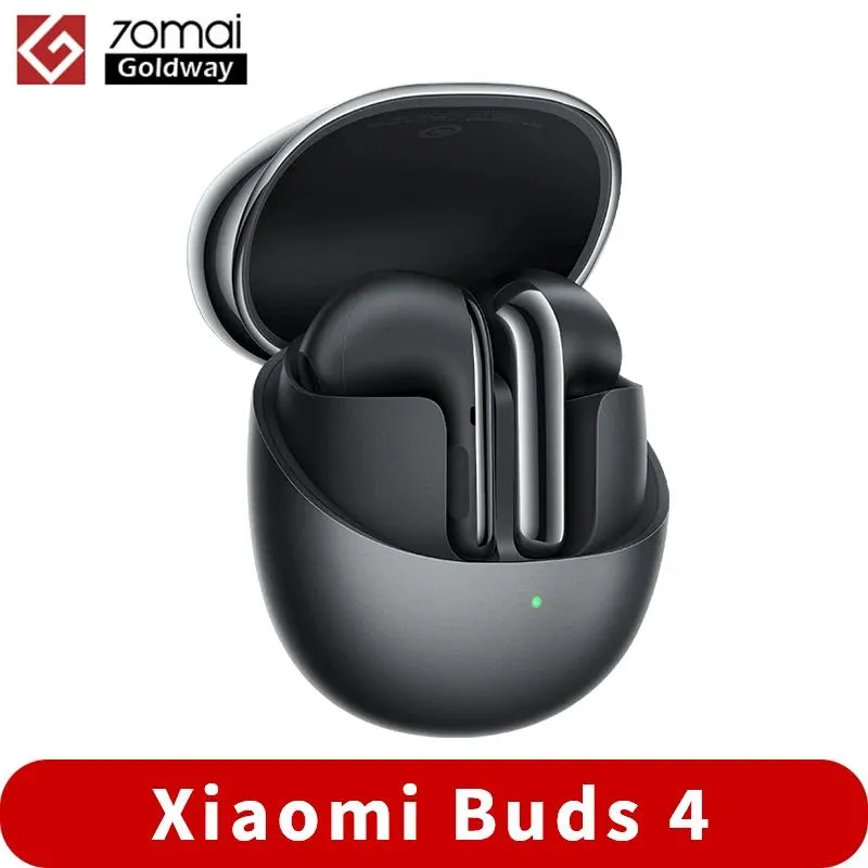 イヤホンXiaomi Buds 4 Bluetooth Earphone Tws Ture Wireless Earbuds 3マイクアクティブノイズキャンセルワイヤレスヘッドフォンIP54 ANCヘッドセット