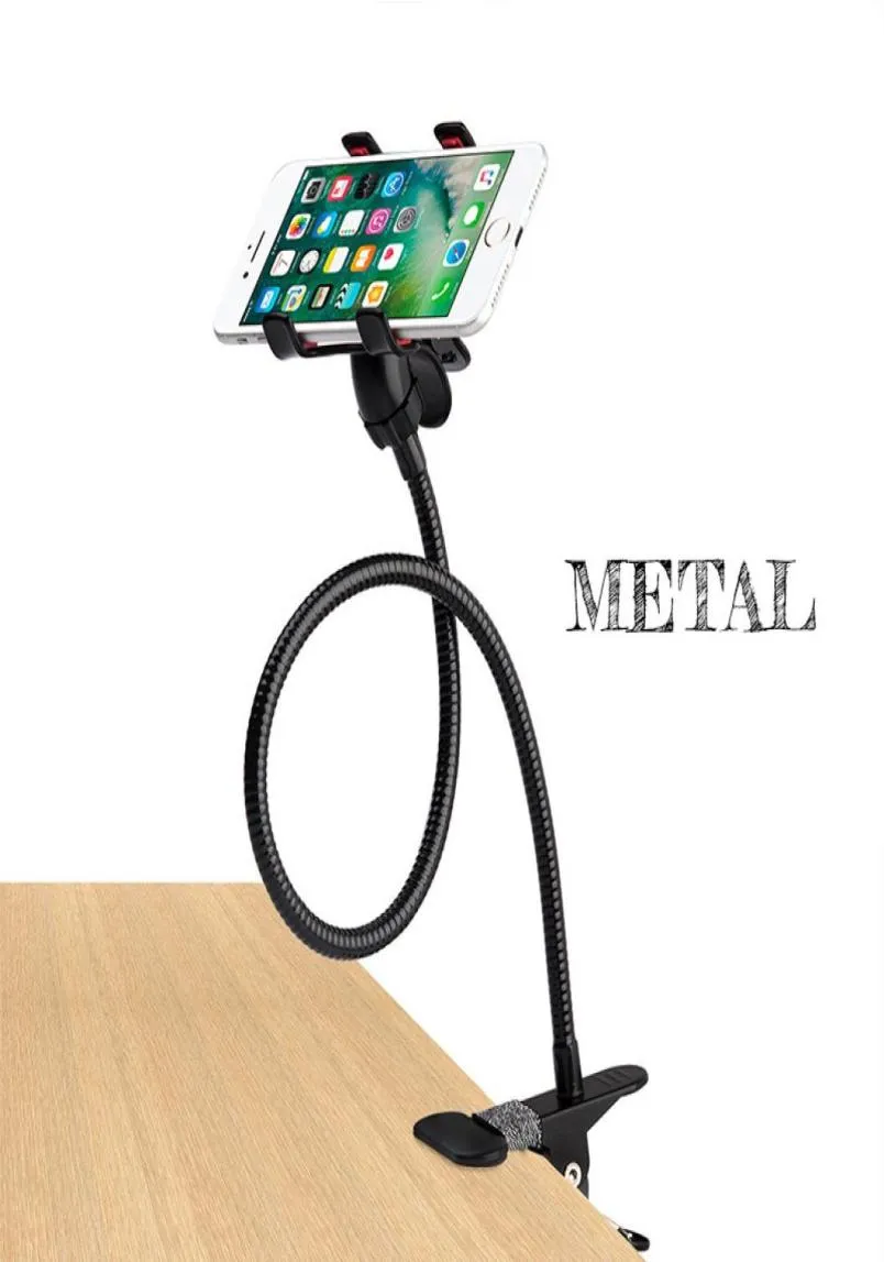 Metall Strong Long Arm Flexible Bed Lazy Bracket Desk Desktop Mount Stand Cell Phone Holder2421395