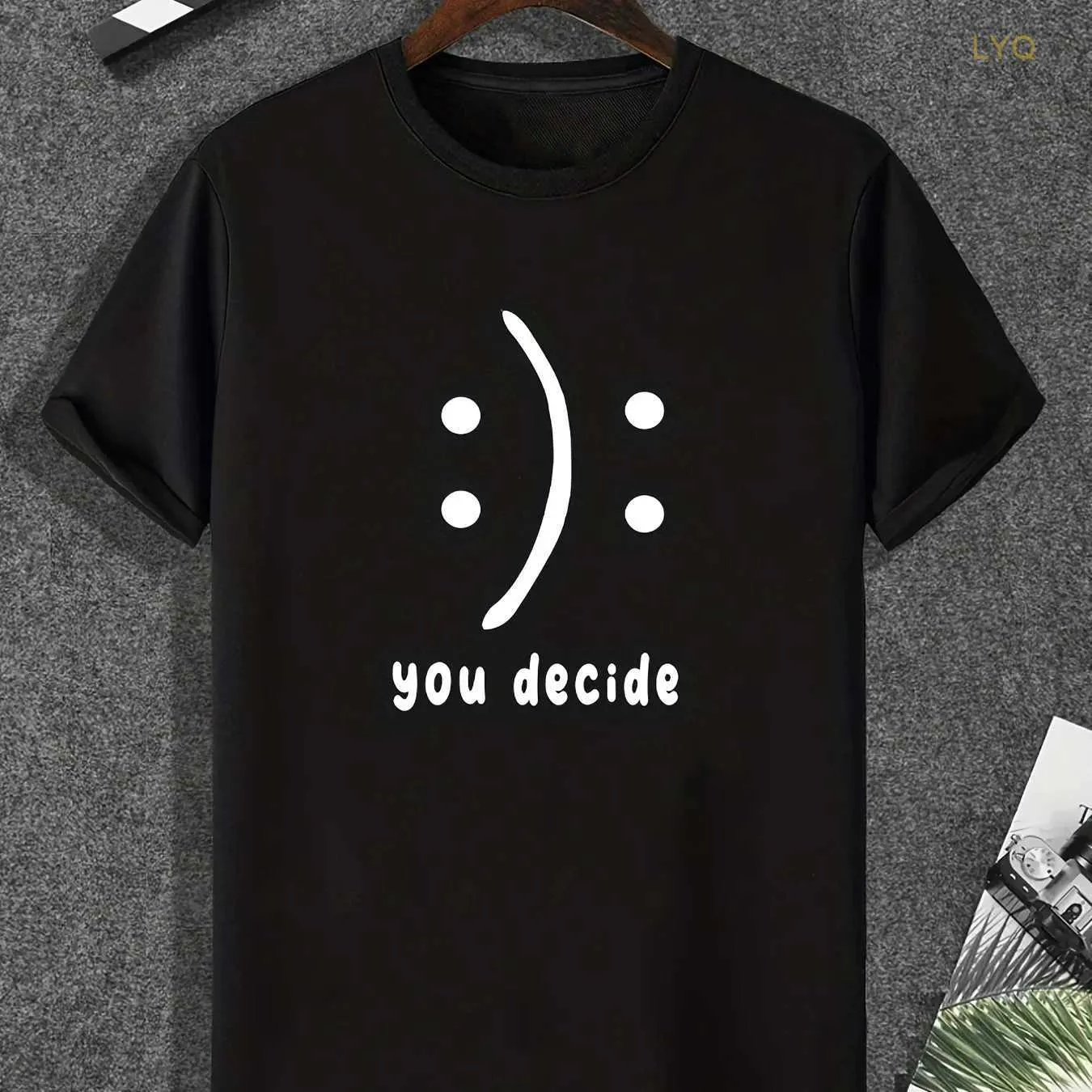 U BESLIST Emoticon Print Damesmode Casual Ronde Hals Korte Mouw T-shirt voor Zomer Grafische Tee Loungewear Pyjama top