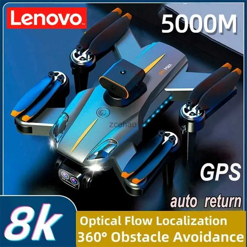 Drönare lenovo p11s drone 8k GPS Professional HD Aerial Photography Dual-Camera omnidirectional hinderundvikande kvadrotor drönare