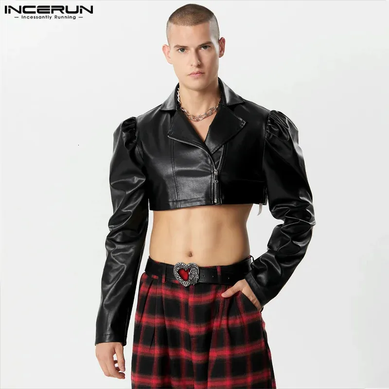 未使用タグ付き　BULKY SLEEVE CROPPED JACKET Chic Cropped Jacket: O-Neck, Single Buckle, Autumn Outerwear