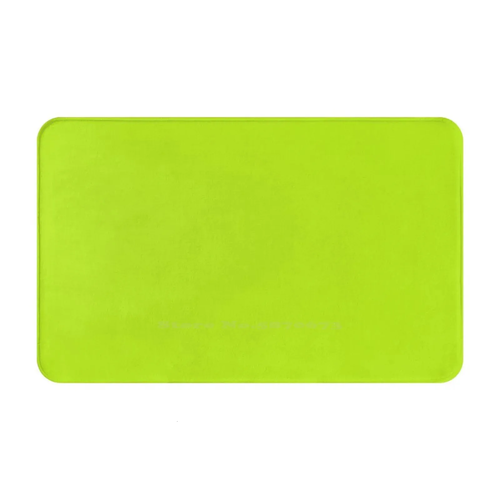 Lime Green Door Mat Foot Pad Home Rug Lime Green Forest Tree Wedding Citrus I Do Favor Bright 240111