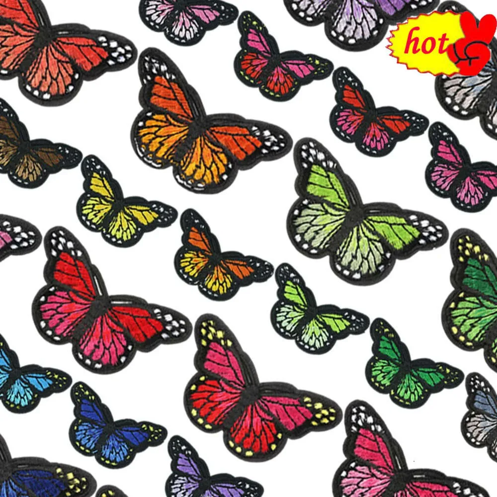 Patches De Mariposa De Hierro: Rayas Bordadas Para Ropa, Chaquetas