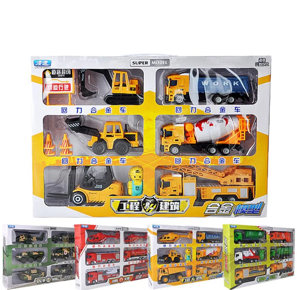 Diecast Car Model Toy Military Car Machineshop Truck Fire Fighting Truck Express Truck Kid Party Birthday Gifts Collecting 9487821