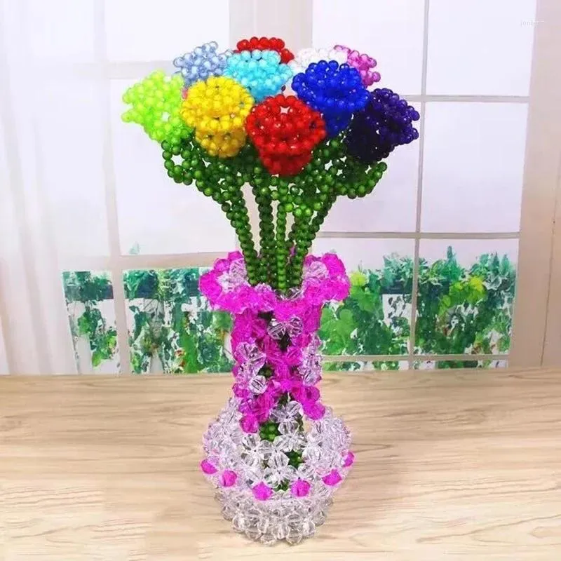 Fleurs décoratives artificielles en acrylique, fausses gouttes de perles pour Vase, Table, accessoires de décoration de salon, bricolage
