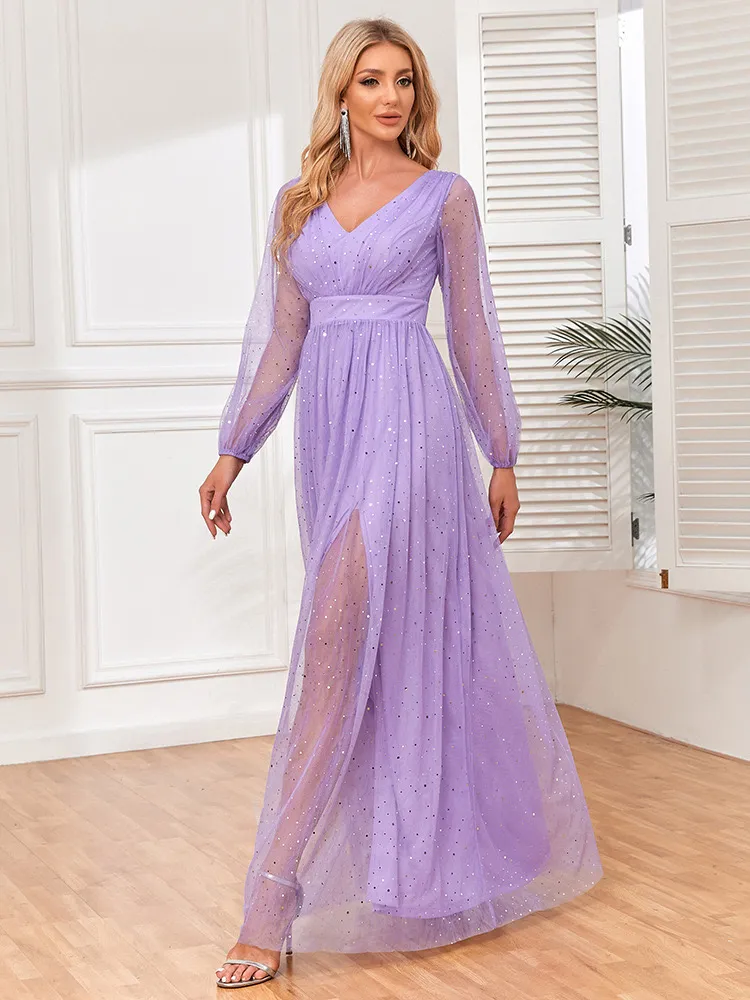 green emerald velvet dress Luuvis Women Light Purple Corset Prom Dress Gorgeous A Line Sweetheart  Formal Dress with Ruffles