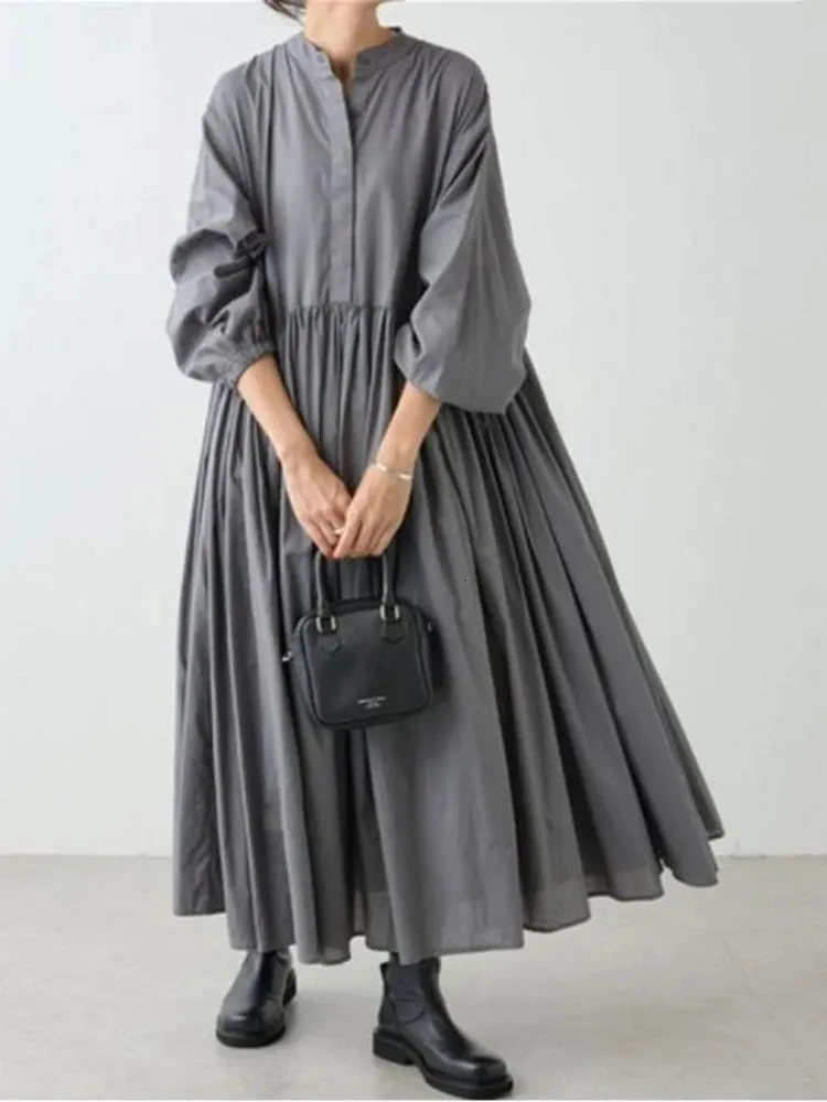 long sleeve mixed media dress Boden Women's Long Sleeve Mix Media Dress in Blue main image 1