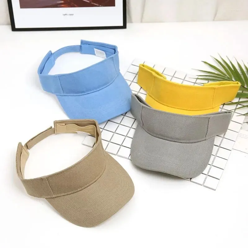 Berets Summer Hats For Women Sun Protection Visor Hat Ladies Outdoor Sports Tennis Golf Baseball Caps Gorras Hombre