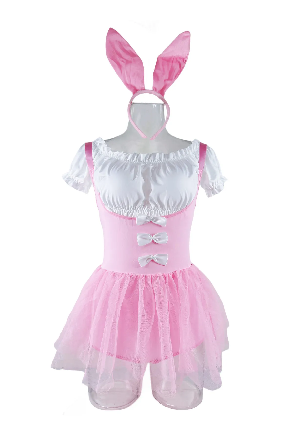 Mini Pink Kawaii Casual Dresses Dress Woman Party Outfits Porn Costumes Sexy Cosplay Anime YW0X