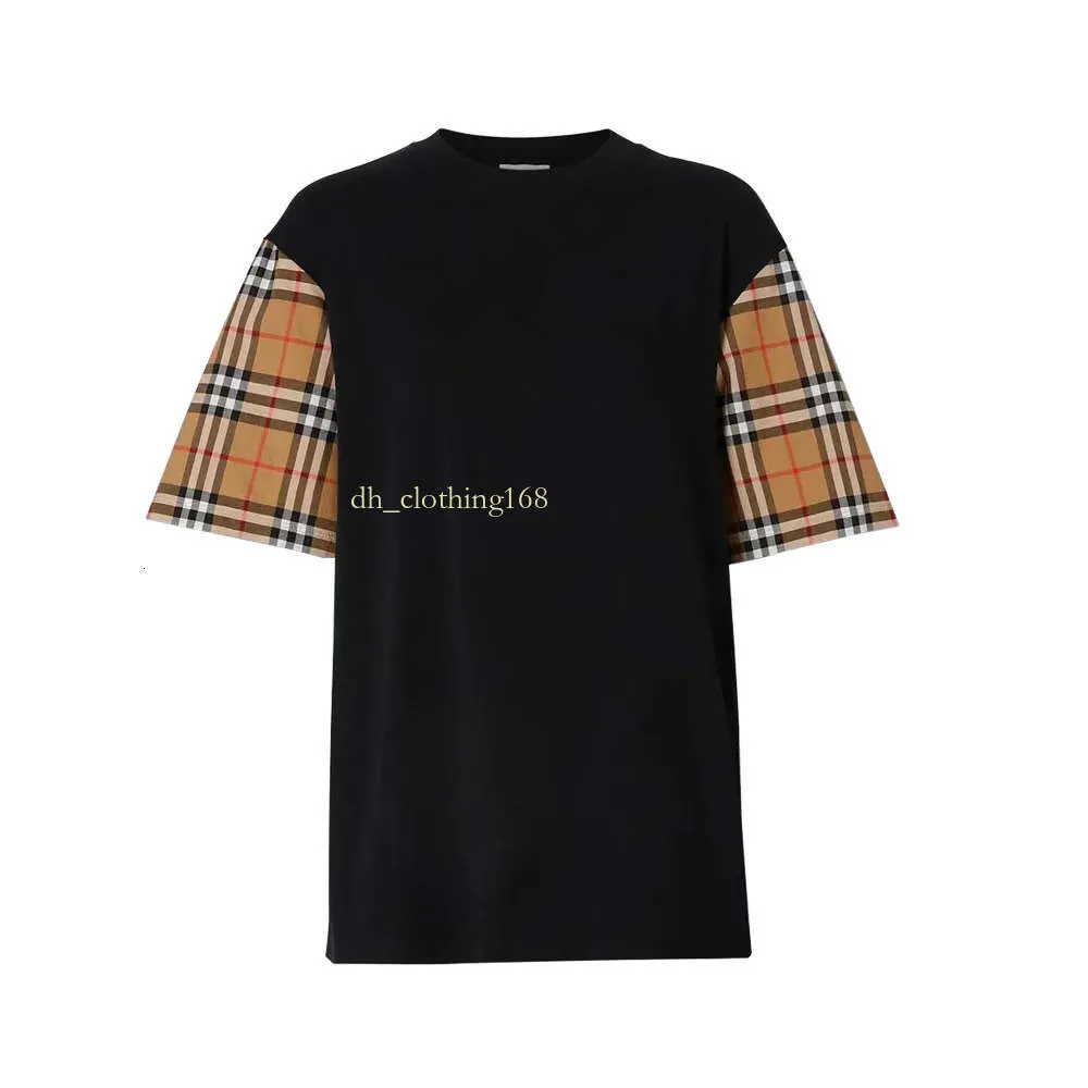 T-shirt Chemises de créateurs pour hommes Womomen garçon et fille 100% pur coton vêtements cou treillis à manches courtes noir blanc mode hommes homme femmes t-shirts