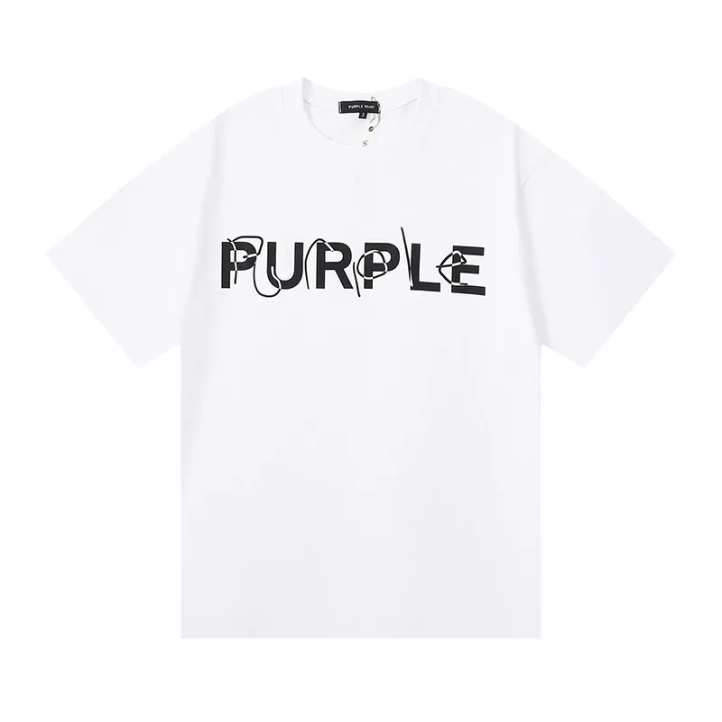 Summer Purple Shirt Purple Brand Shirt Designer T Shirt Mens Women Graphic Tee Outdoor Casual Tshirt Tour Tshirts Man Tops Size S--XL 4368