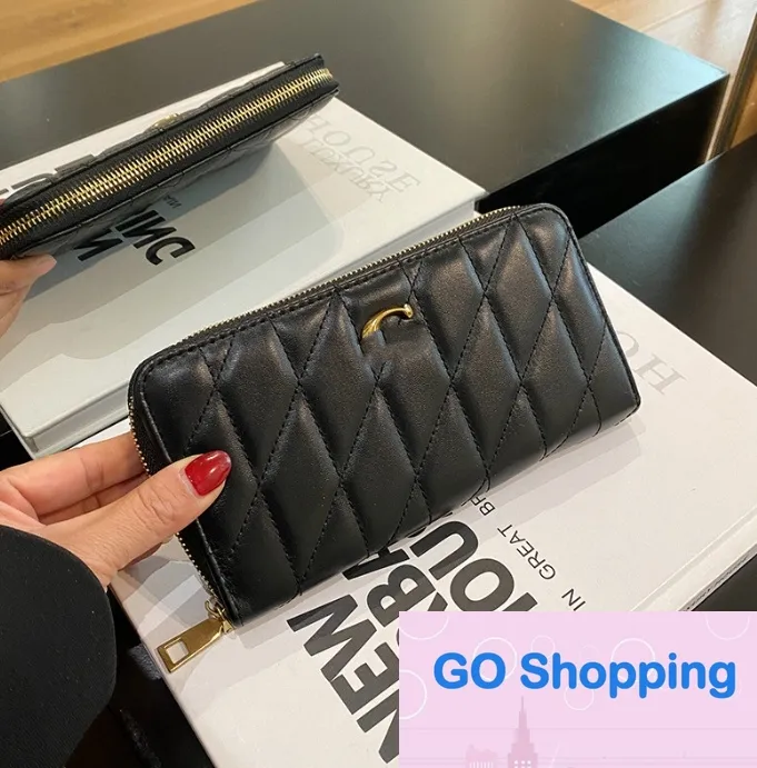 محفظة جديدة للنساء Long Long للسيدات مع وضع بطاقة Light Light Luxury All-Match Clutch للنساء بالجملة