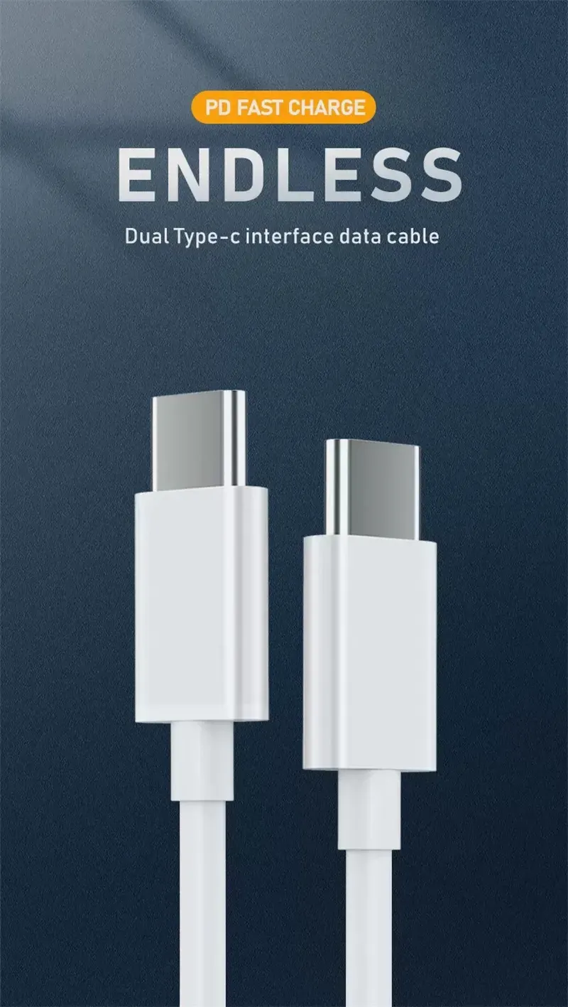 For Samsung Cable  High Speed Fast Charging Type C Universal Data 3A Pd Usb-C 1M 3Ft 2M 6Ft Galaxy S22 S10 Note 20