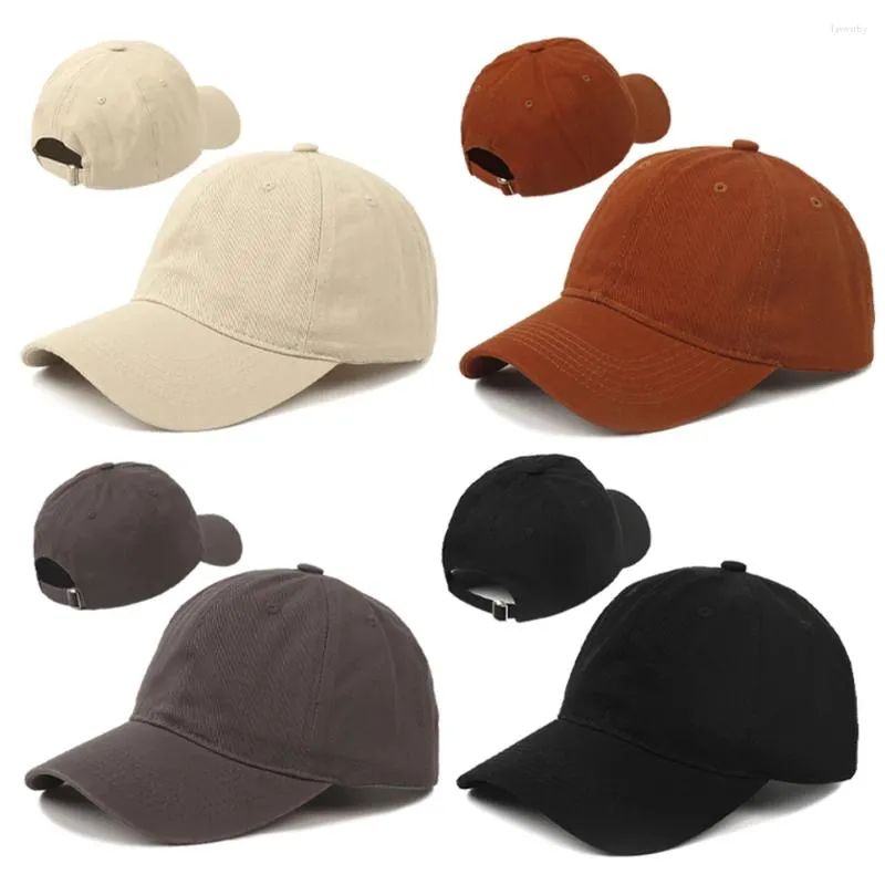 Casquettes de balle Casquette couleur unie anti-poussière Baseball Casquette Snapback chapeaux ajustés décontracté Gorras Hip Hop papa pour hommes femmes unisexe