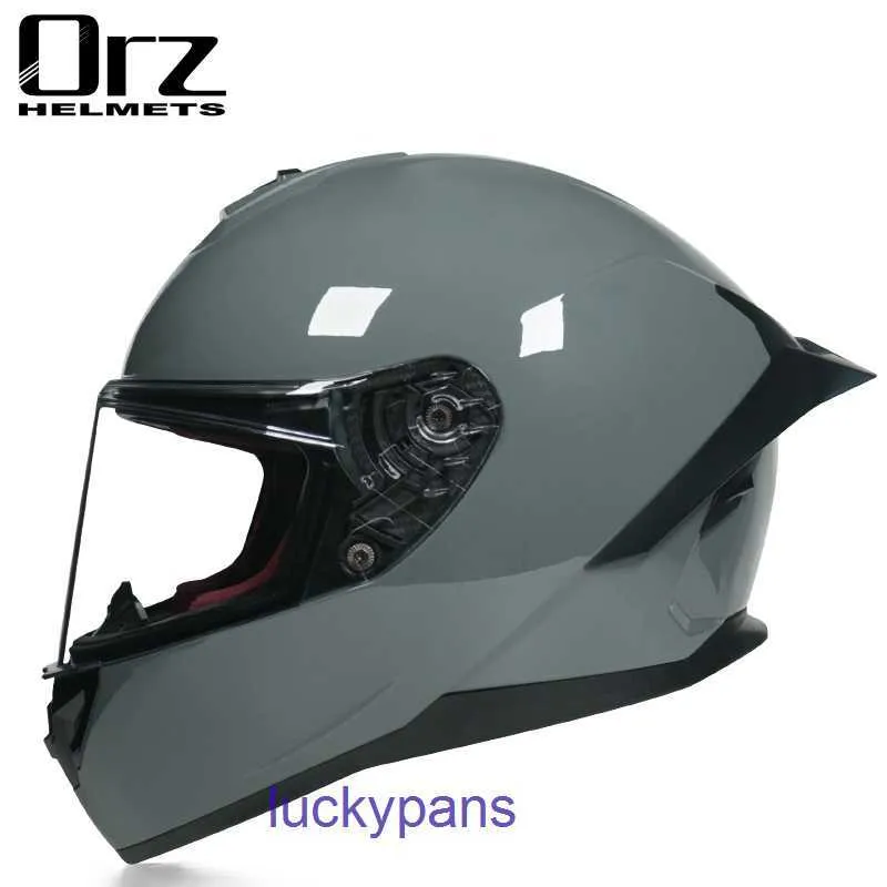 Certyfikacja motocyklowa AGV AGV3C Nowy krajowy standardowy kask męski i kobiety pełne hełmy Winter Bluetooth Four Seasons Big Tail Wing Aze3