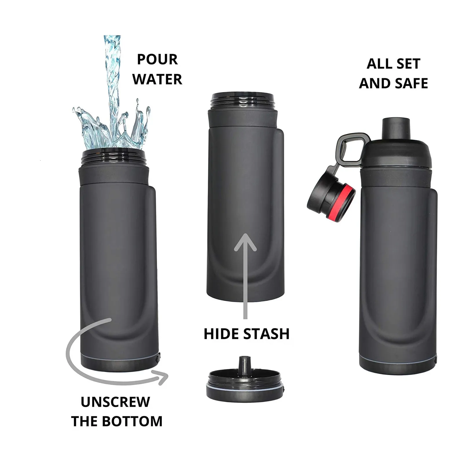 Fuite Double Paroi Isolation Sous Vide En Acier Inoxydable Bouteilles D'eau Isol Fuite Double Paroi Isolation Sous Vide En Acier Inoxydable Bouteilles D'eau Isol