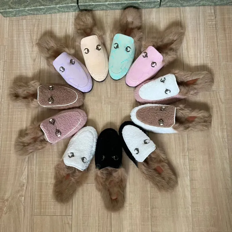 mules with fur designer woman loafers womens slides slippers sandles slip on loafer mule moccasins flat heel soft comfort ballet flats pumps walk formal dress shoes