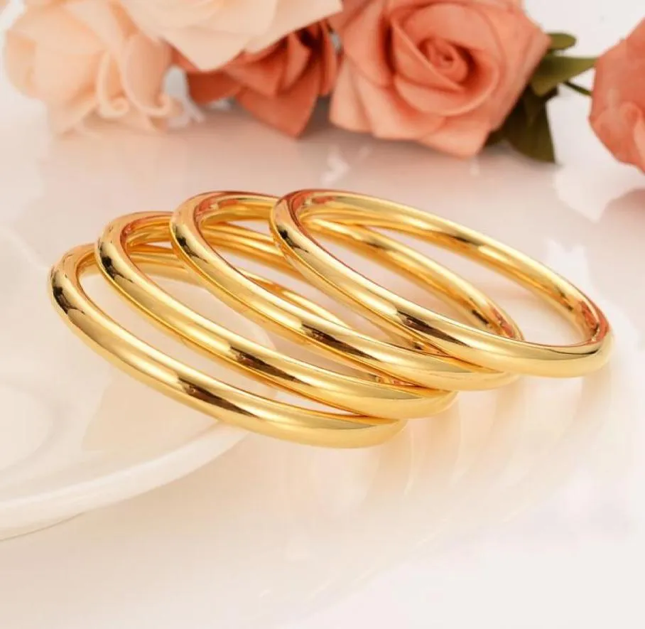 4 peças montar toda a moda esmalte pulseira jóias 18 k fino gf ouro dubai pulseira áfrica itens árabes sólido 66mm3735748