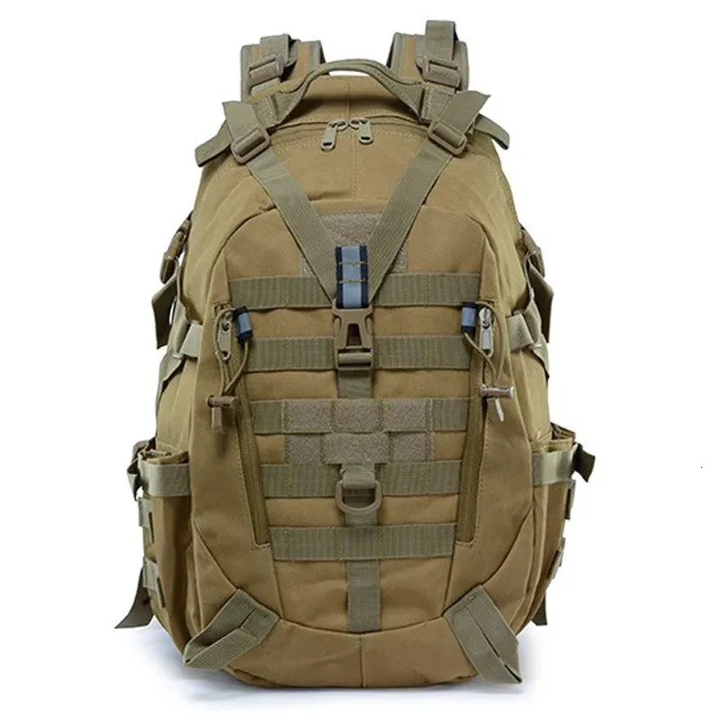 40L Multifunction Camping Backpack Men Military Travel Bag Tactical Army Molle Climbing Rucksack Hiking Outdoor Sac De Sport Bag 240112